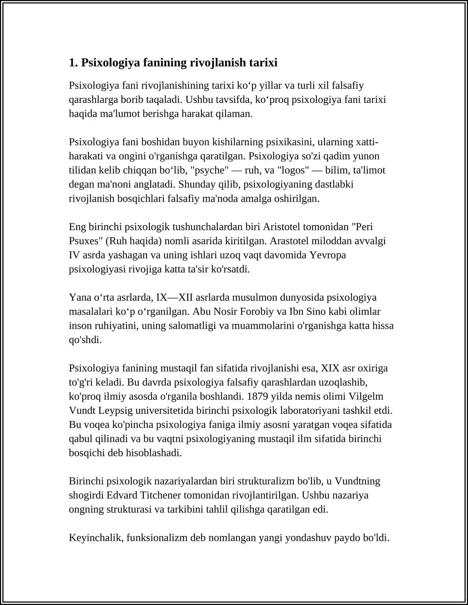 Psixologiya fanining maqsad va vazifalari 3