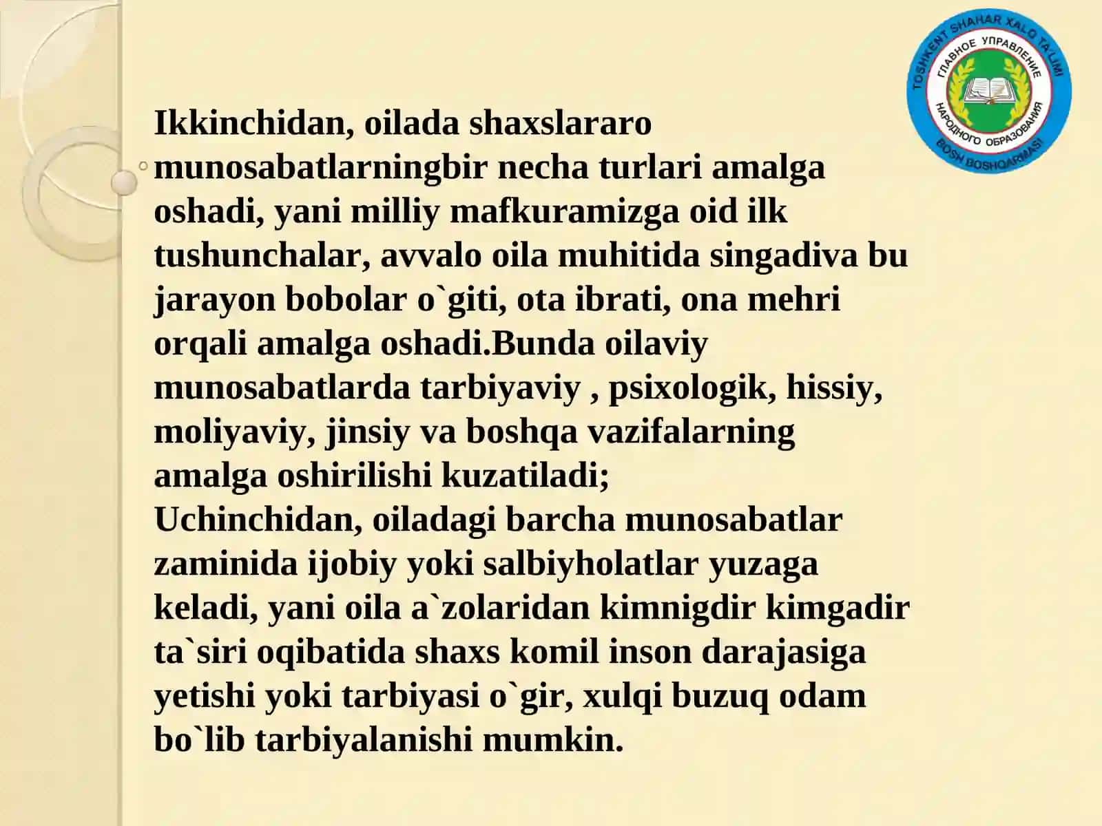 Yoshlarni ayniqsa qizlarni oilaviy hayotga tayyorlash, erta turmush qurishning oldini olish 3