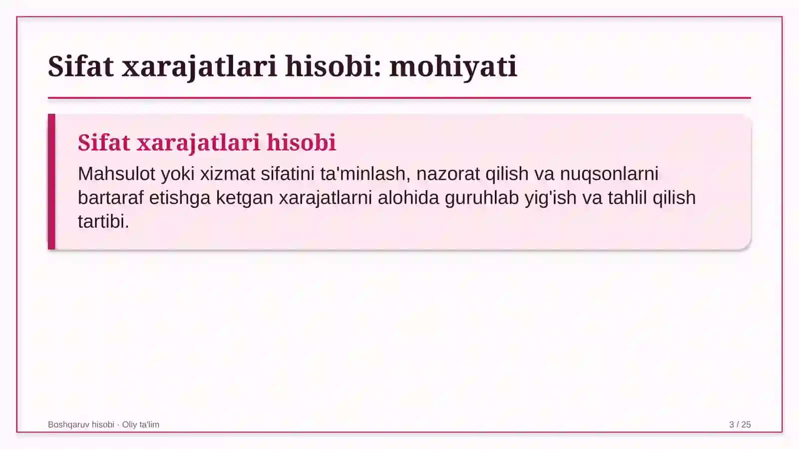 temir beton buyumlari zavodlarida sifat xarajatlarini hisobga olish 2483 3