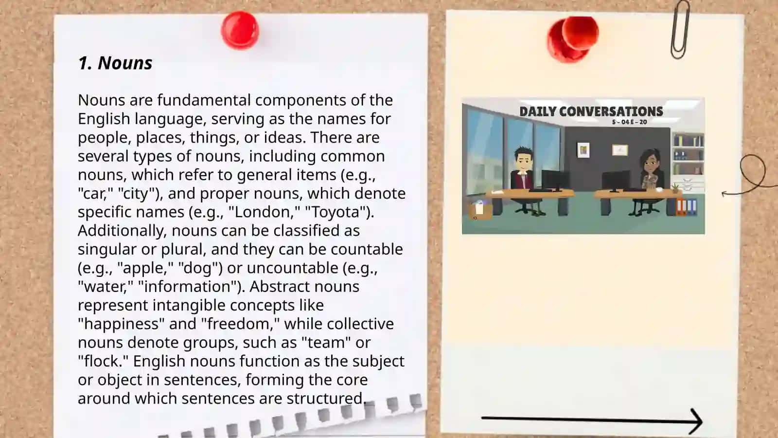 Word classes and conversation 3