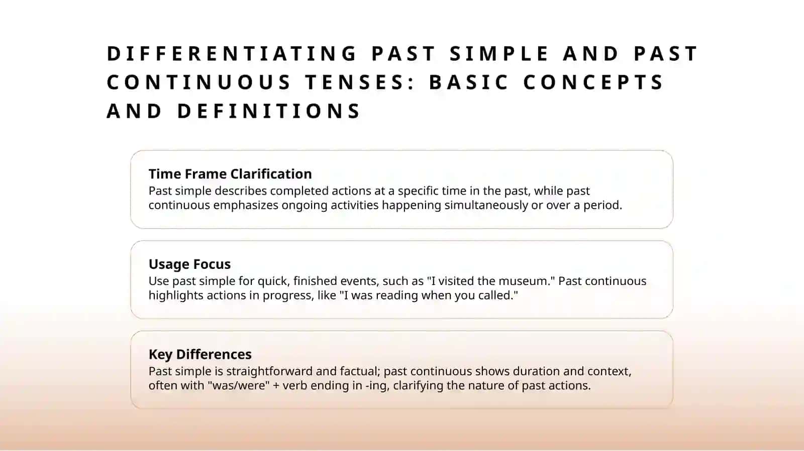 Past simple and past continuous 3