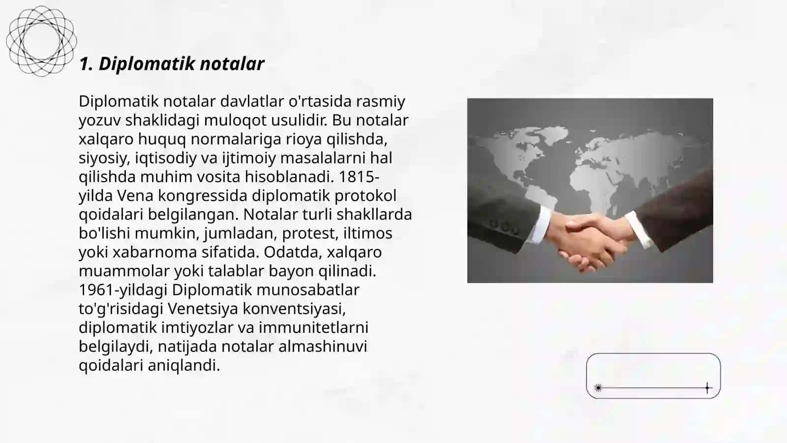 Diplomatik va tijorat yozishmalari 3