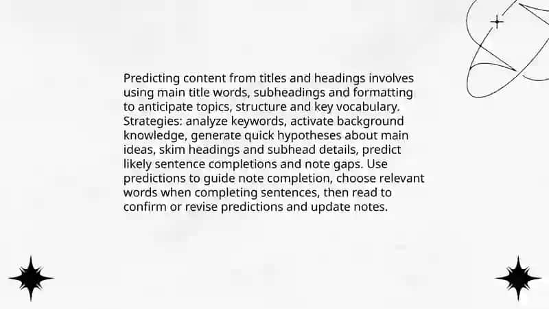 Prediction and Note Completion Skills Training 3