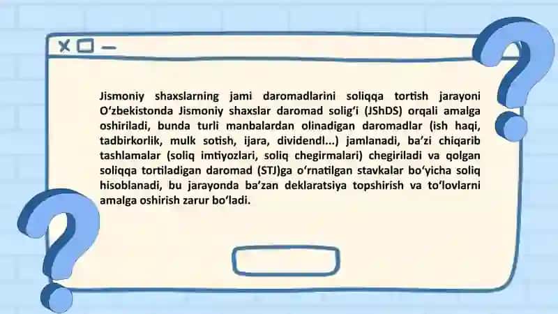 Jismoniy shaxslarni soliqqa tortish 3