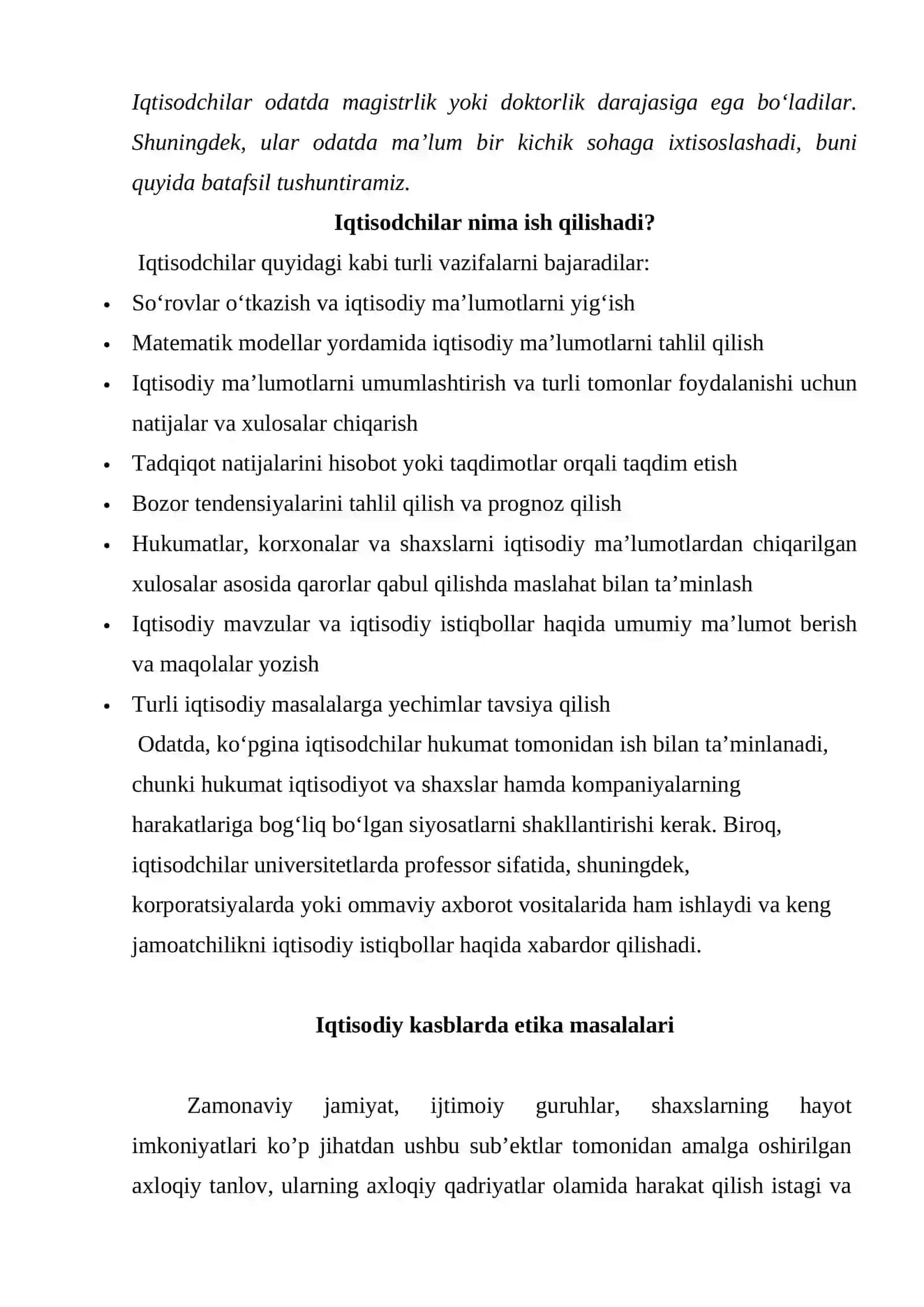 IQTISODCHI KASBI 3