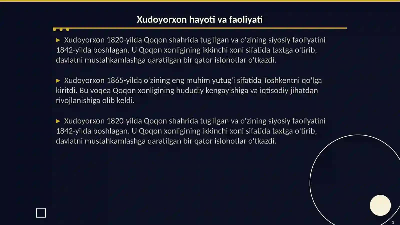 Xudoyorxon qoqon xoni 3