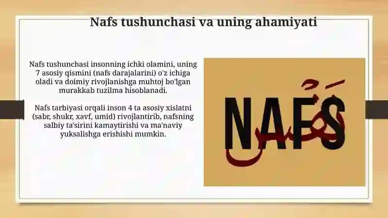 Nafs tarbiyasi 3