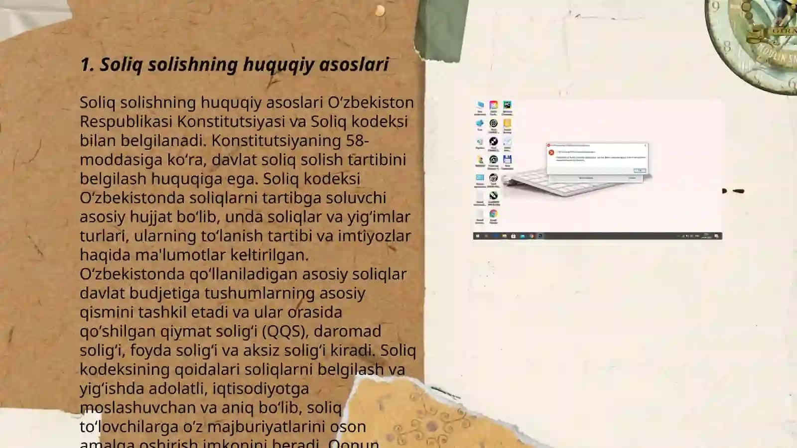 Soliq solish elementlari haqida huquqiy tushuncha 3
