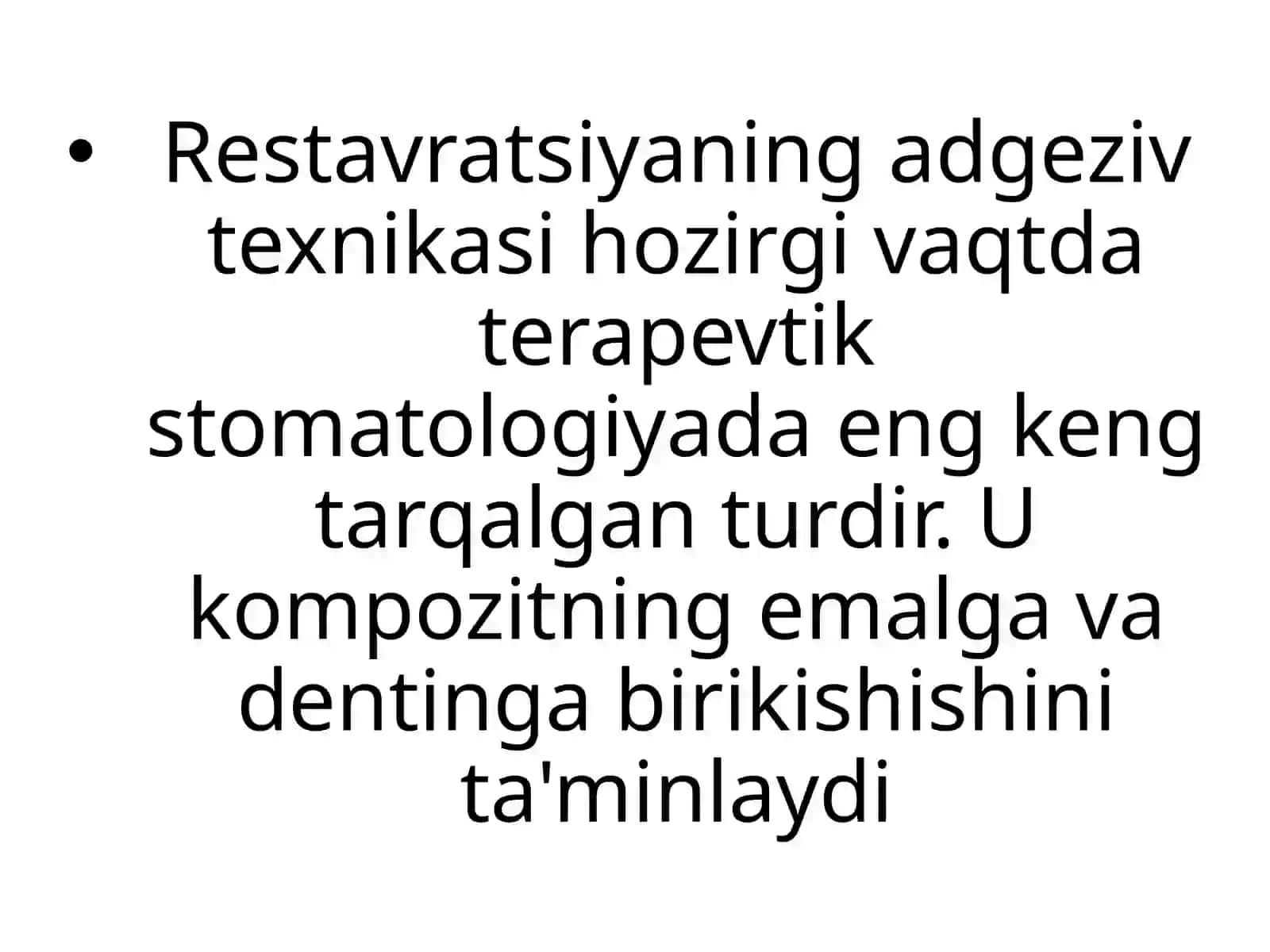 Adgeziv tizim 3