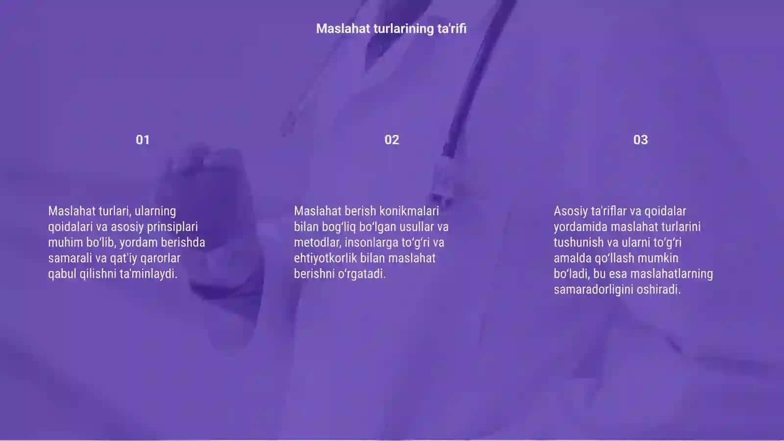 Maslahat Turlari 3