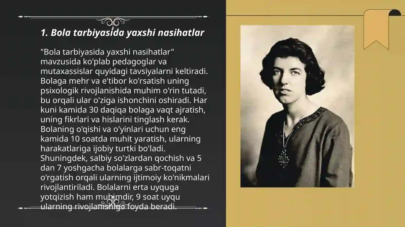 Bola tarbiyasida yaxshi nasihatlar 3