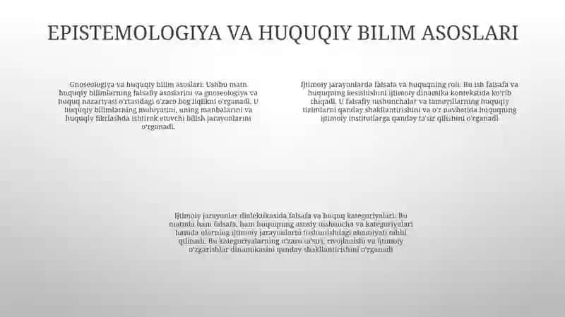 Falsafa Va Qonun Kategoriyalarining Ijtimoiy Jarayonlar Dialektikasidagi Roli 3