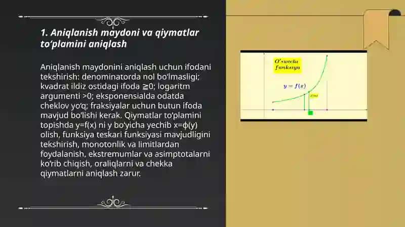 Funksiyani to'la tekshirish 3