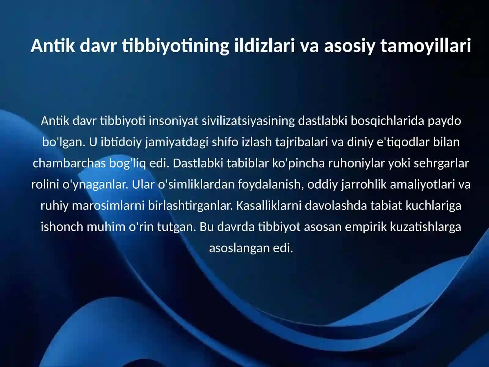 Antik davr tabiblari 3