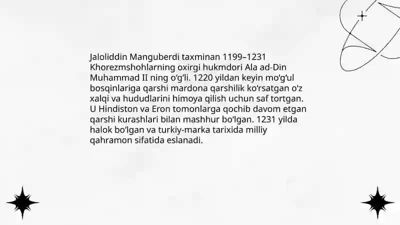 Jaloliddin Manguberdi Vatan Himoyachisi 3