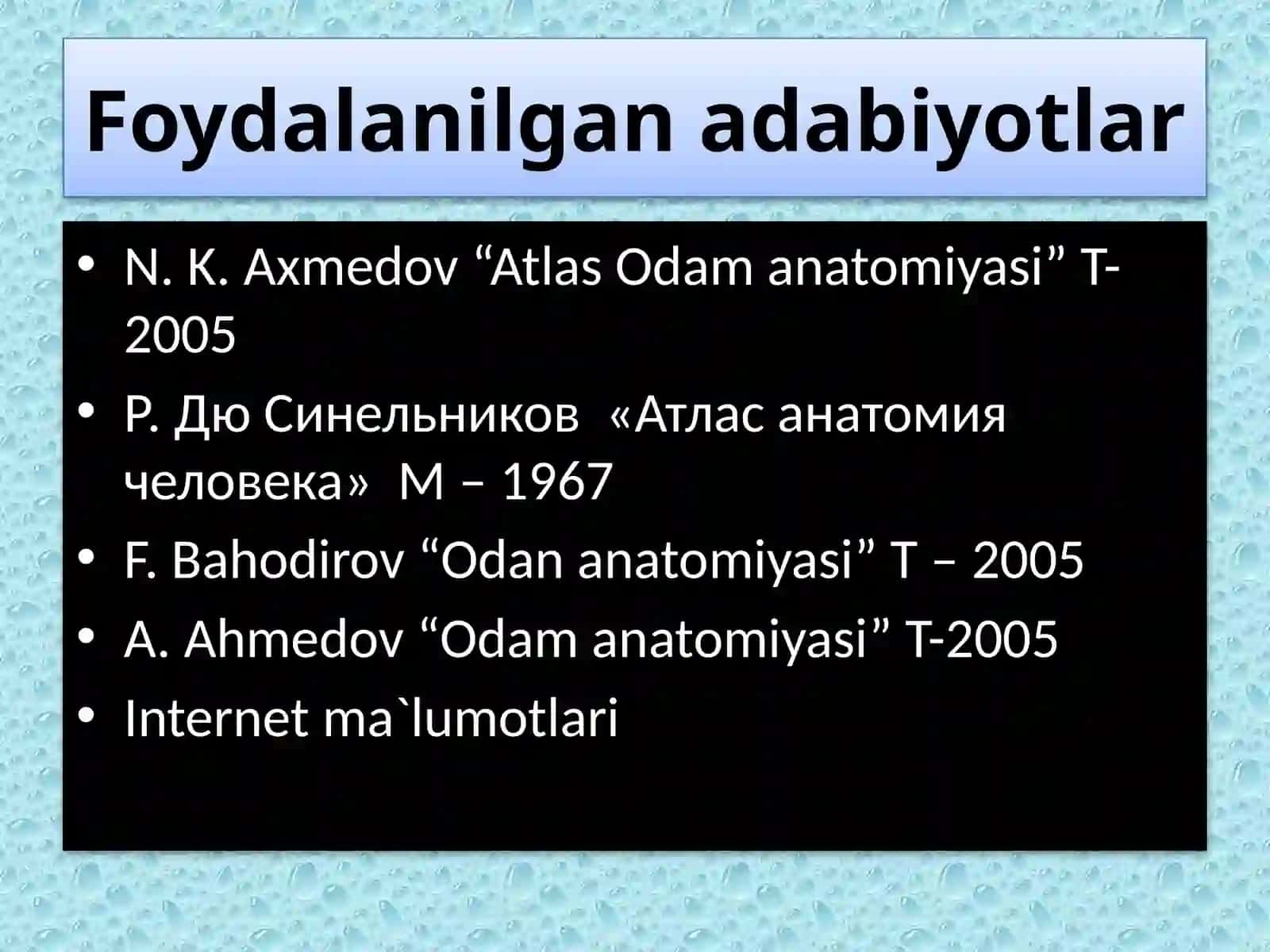 Sindesmologiya – suyaklar birlashuvi haqida bilim! 3
