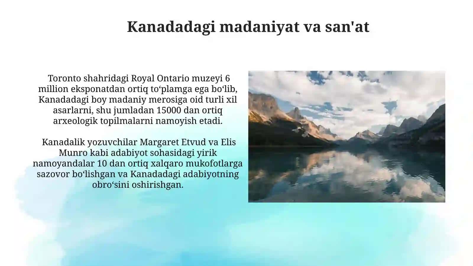 Kanada: Iqtisodiyot va Siyosat 3