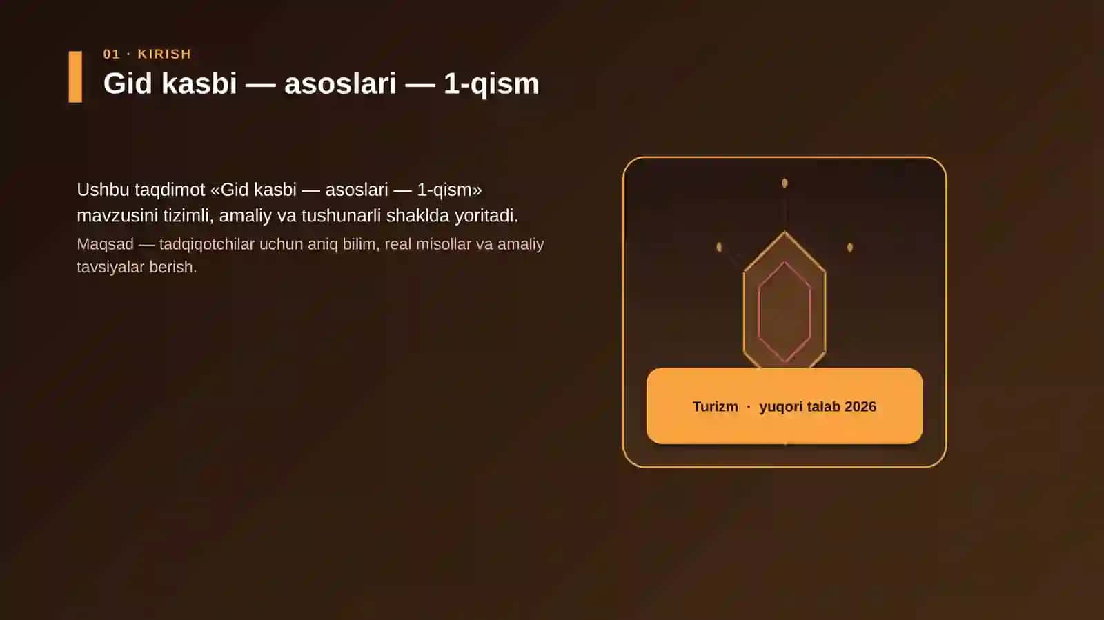 Gid kasbi — asoslari — 1-qism 3