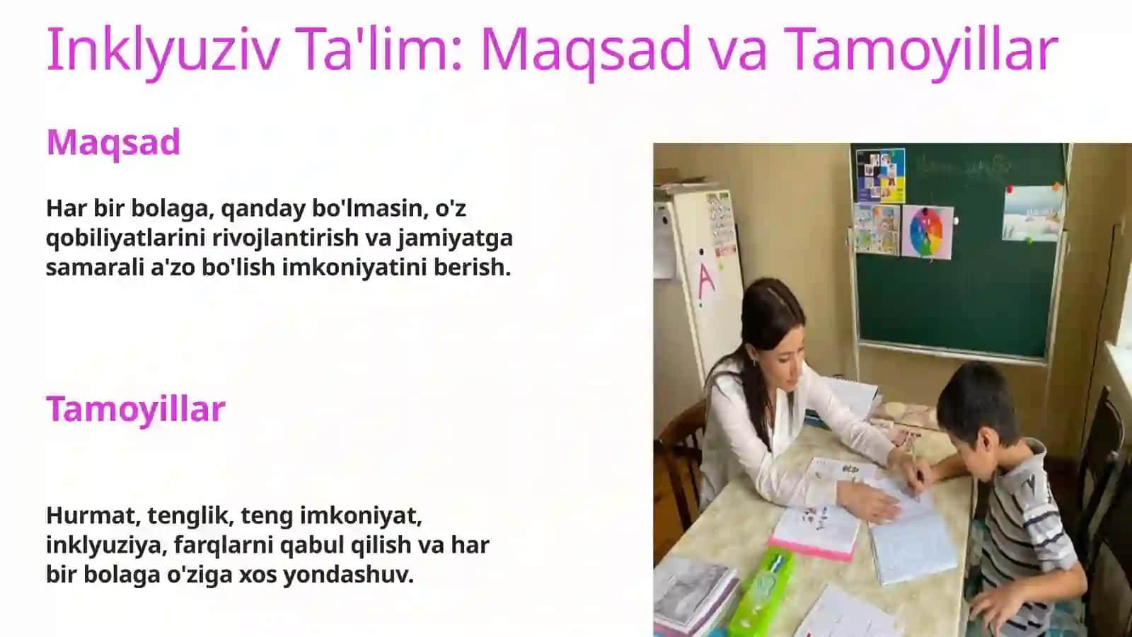 Inklyuziv va Uydagi Ta'lim: "Mehrli Maktab" Konsepsiyasi 3