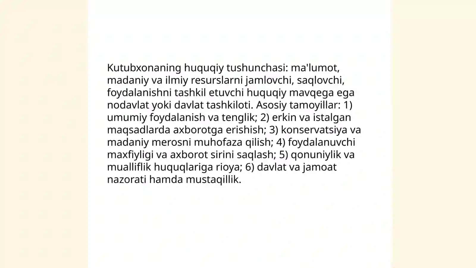 Kutubxonalarning huquqiy maqomi 3