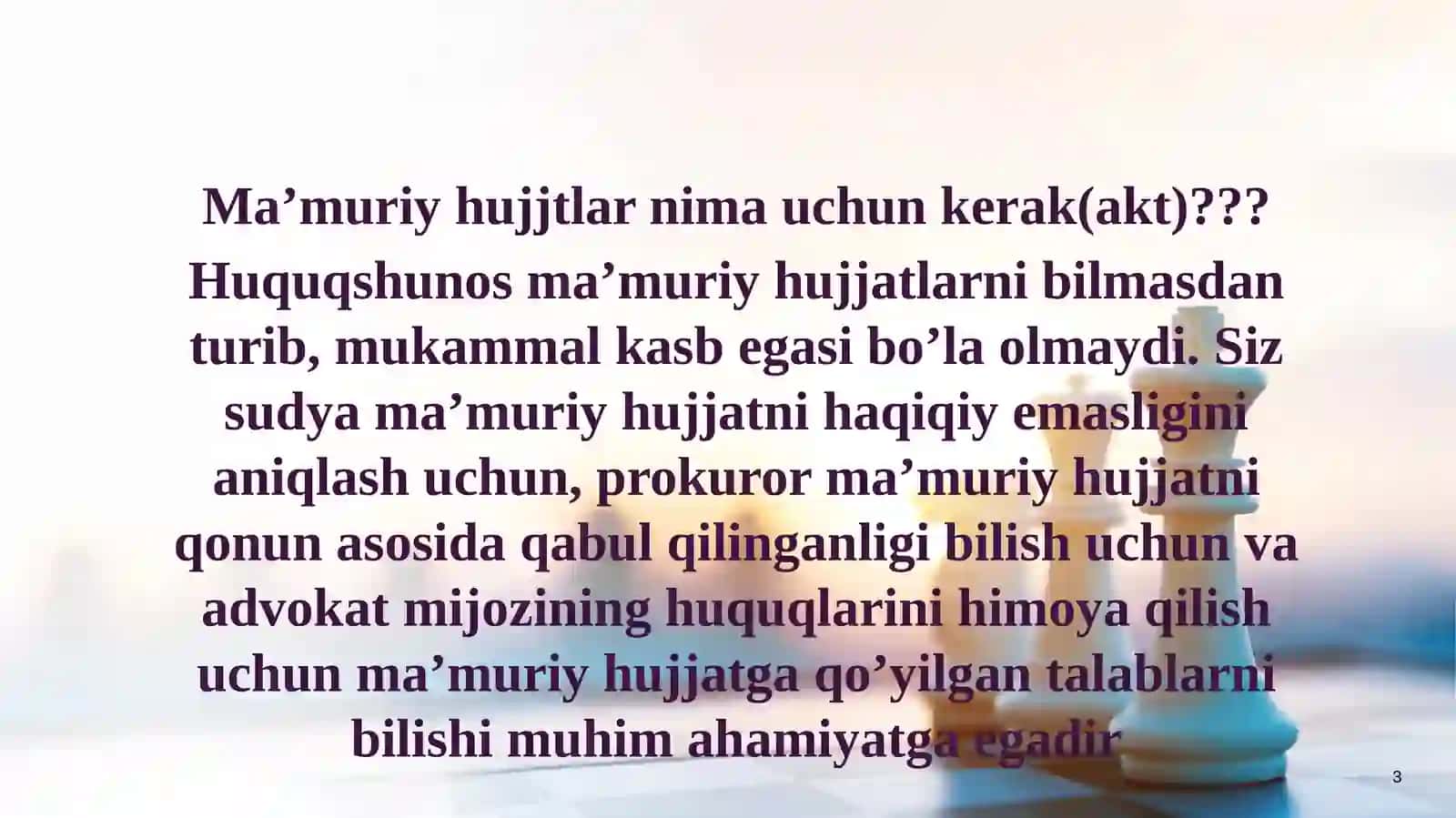 Mamuriy akt 3