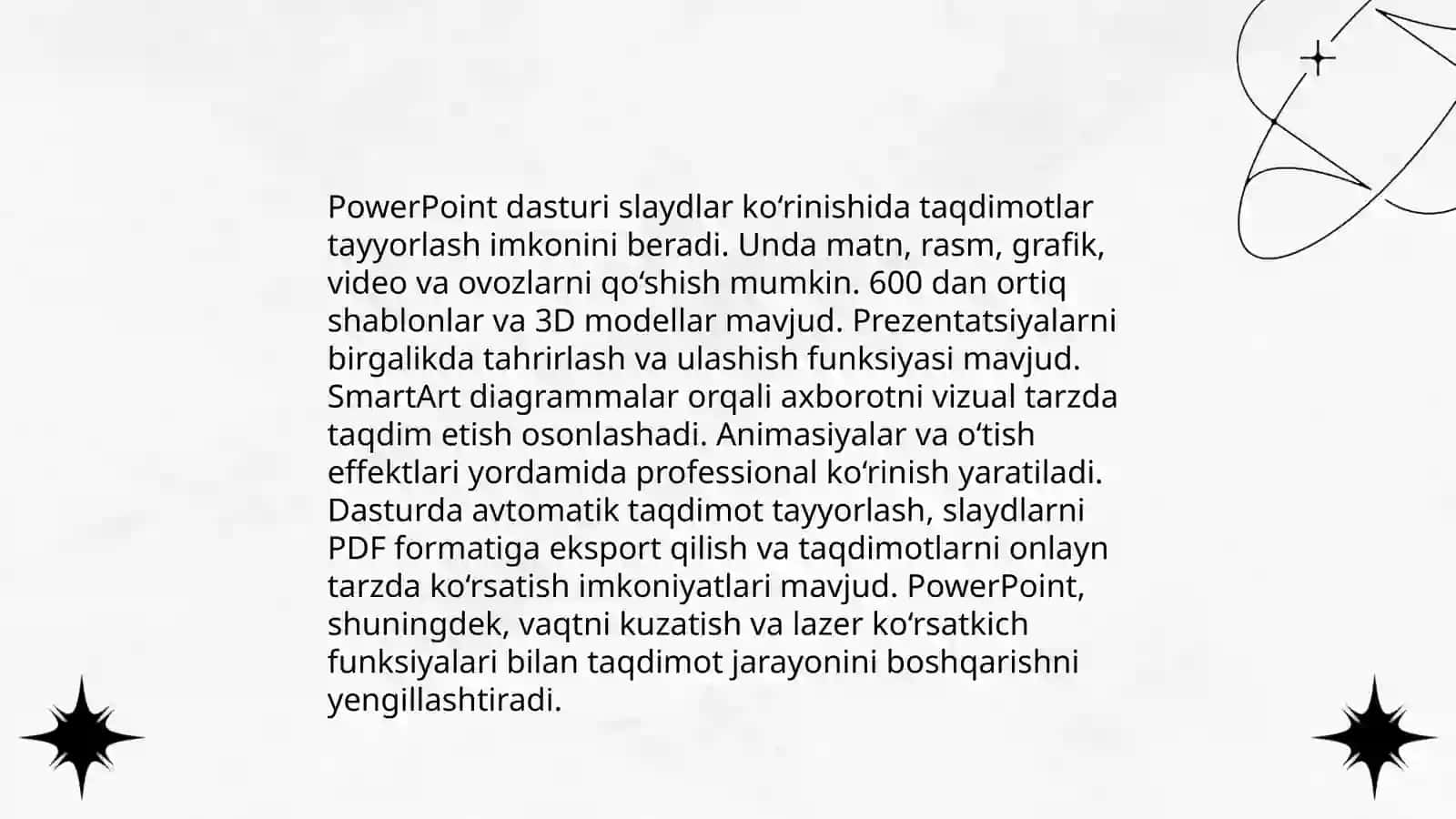 PowerPoint dasturi 3