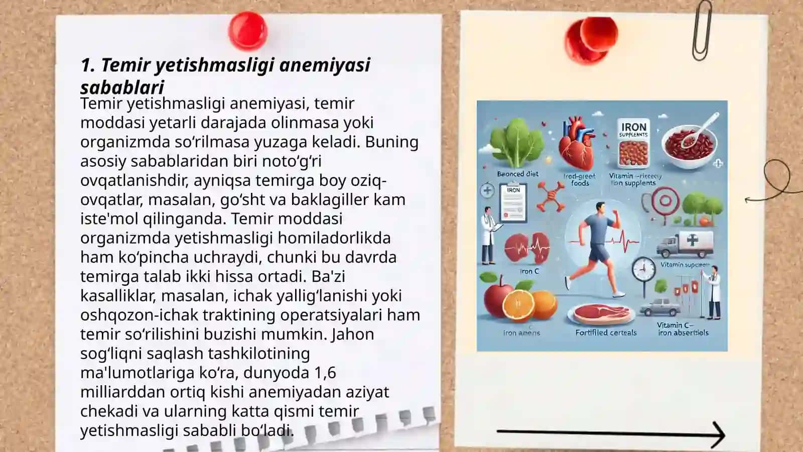 O'zbekiston sharoitida temir yetishmasligi anemiyasi, uning ptofilaktikasi 3