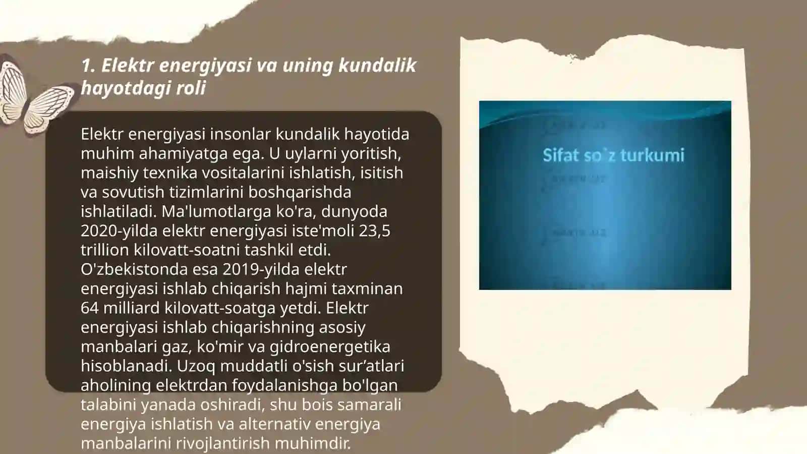 Sifat oquvchilarga mos ravishda 3