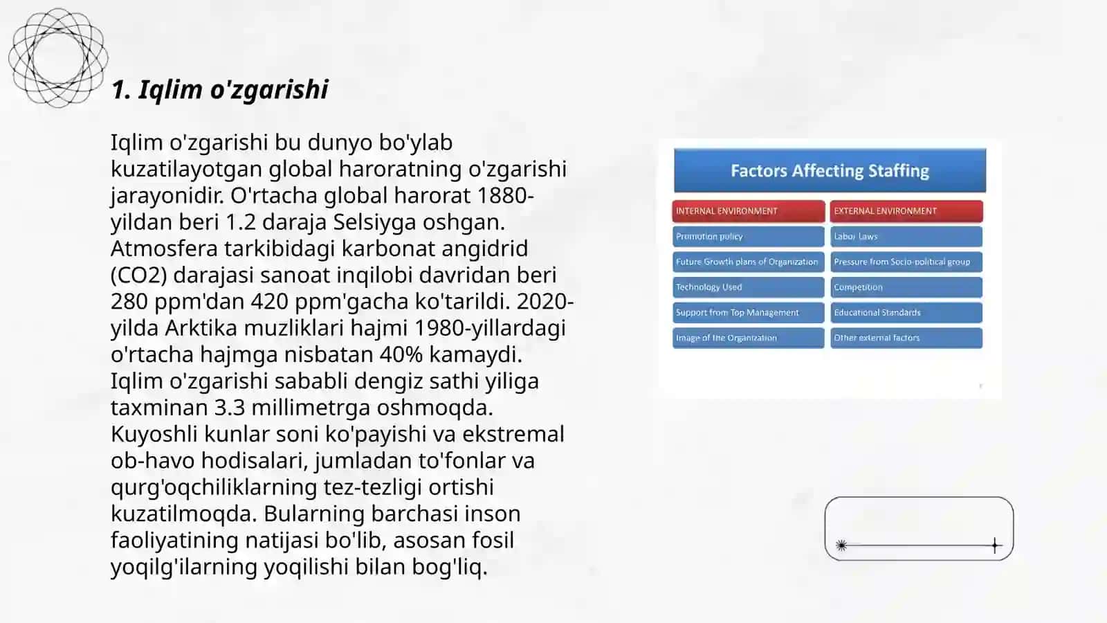 Biosferaga ta'sir etuvchi omillar 3