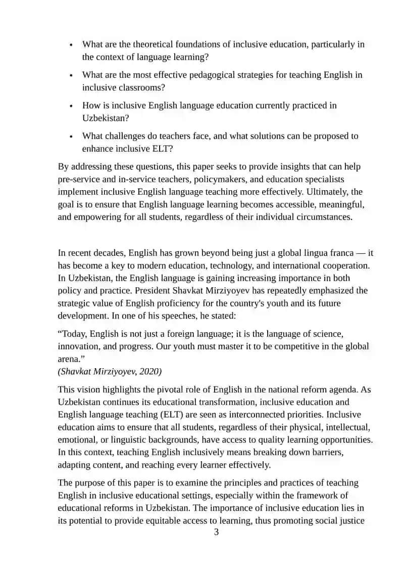 Inclusive Education 3
