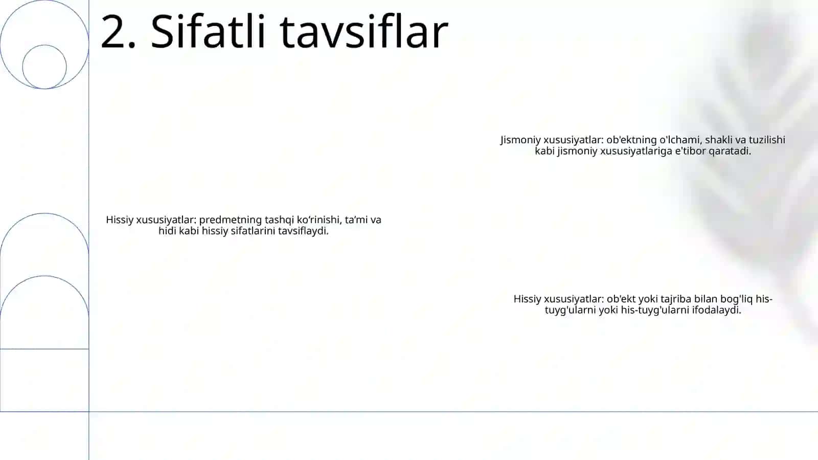 O'Lchangan Miqdorning Sifat Va Miqdoriy Tavsiflari 3