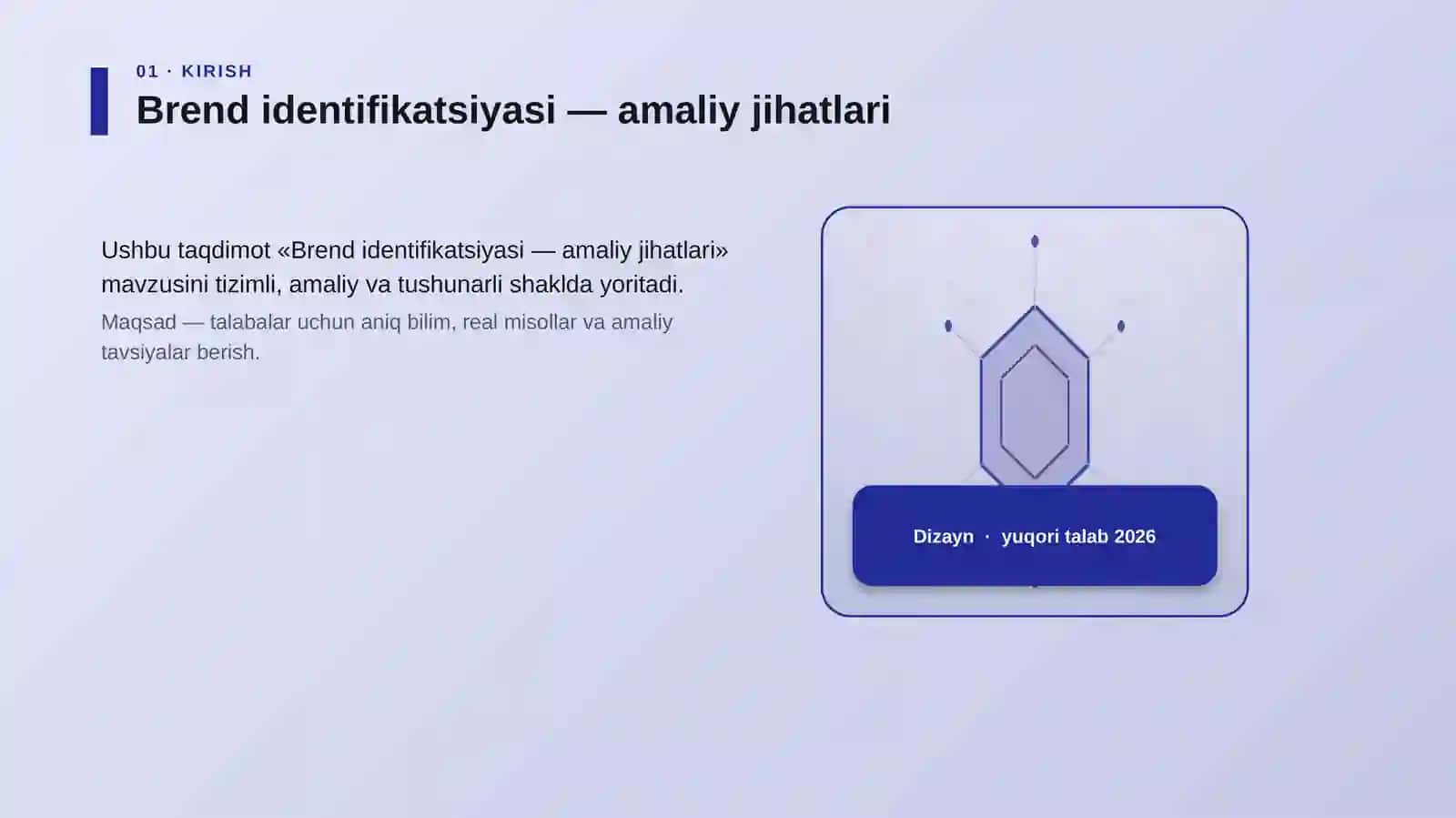 Brend identifikatsiyasi — amaliy jihatlari 3
