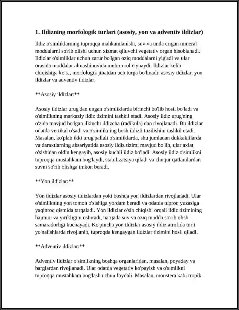 ILDIZ VA UNING VAZIFALARI 3