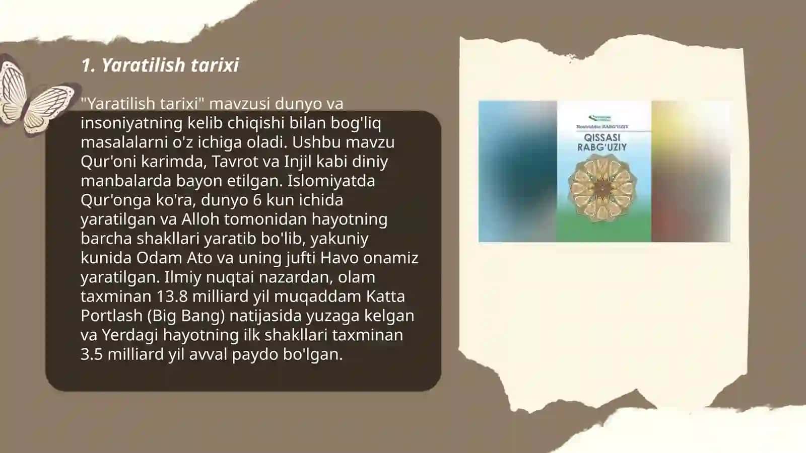 Yaratilish tarixi 3