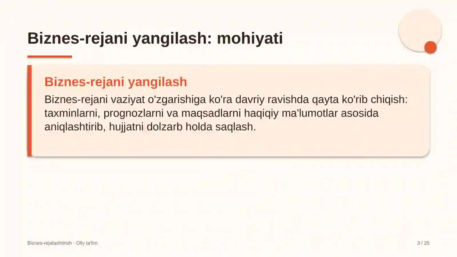 Ko'rgazma zallarida biznes-rejani yangilash 3