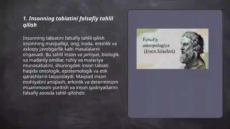 Inson Falsafasi 3