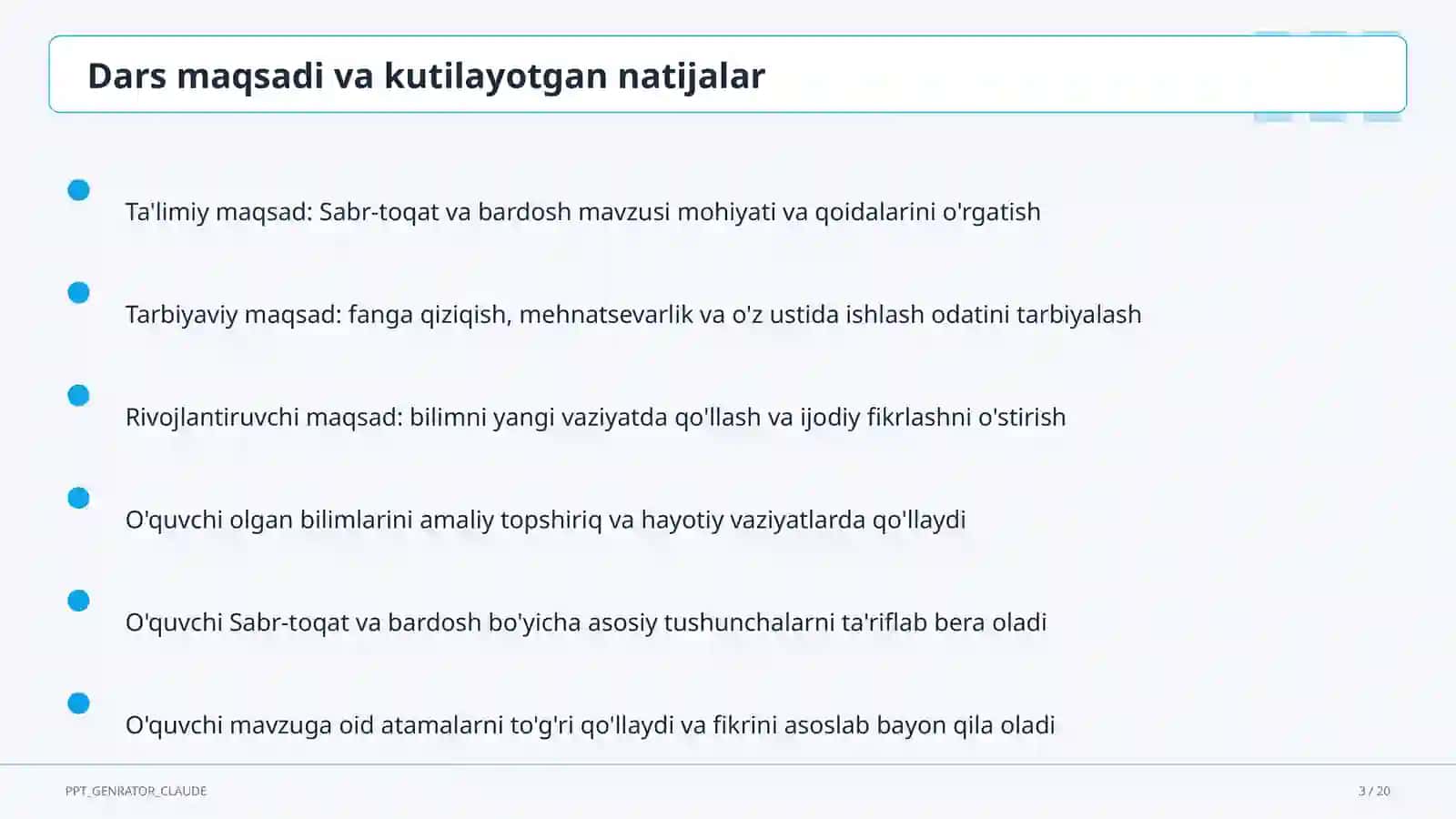 Sabr-toqat va bardosh (5-sinf) 3