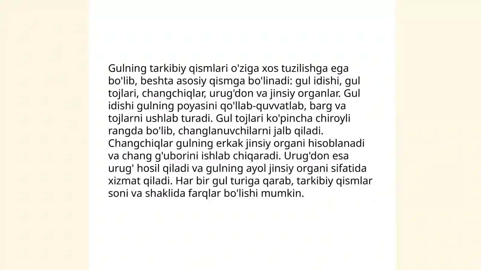 Tariq va sulida gullash biologiyasi 3