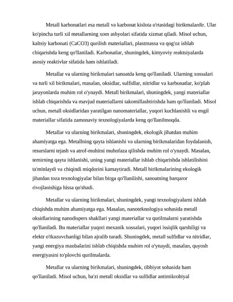Anorganik birikmalarning eng muhim sinflari 3