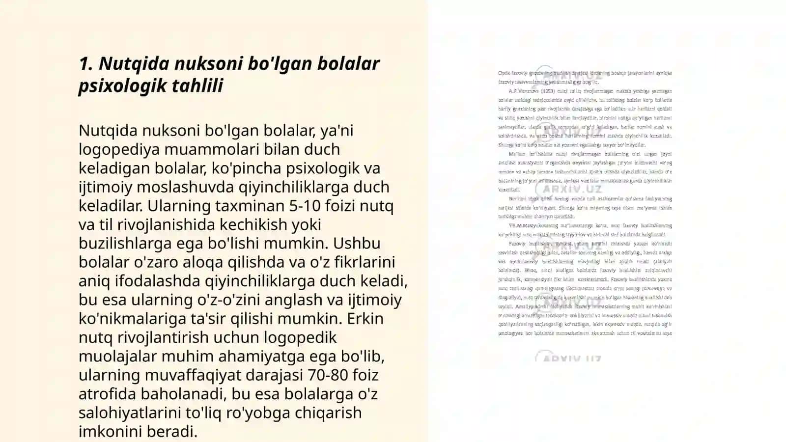 Nutqida nuksoni ijodiy ish bulgan bolalar shaxslararo munosabatlari diagnostikasi 3
