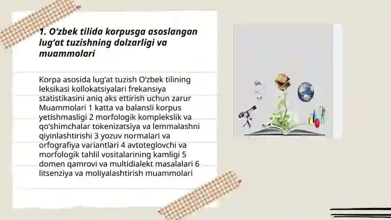 Lugʻatshunoslikning dolzarb muammolari 3