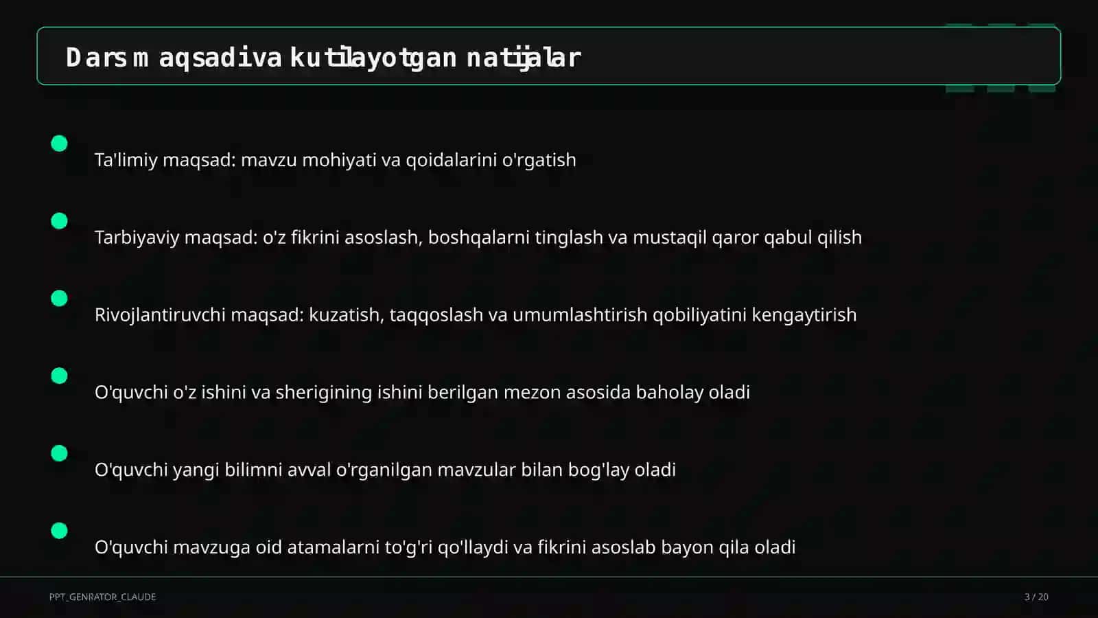 Odam organizmining tuzilishi: to'qima va organlar (8-sinf) 3