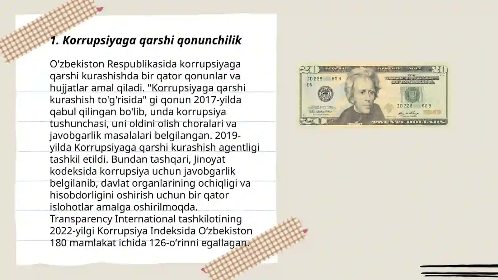 Õzbekistonda korrupsiyaga qarshi kurash mexanizmlari 3