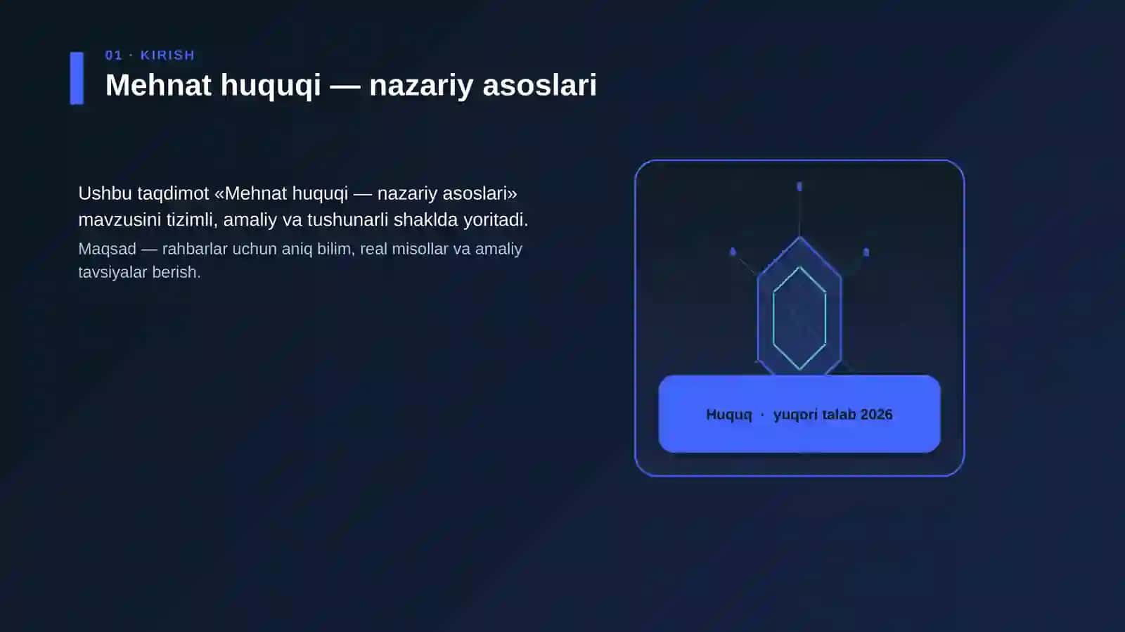 Mehnat huquqi — nazariy asoslari 3