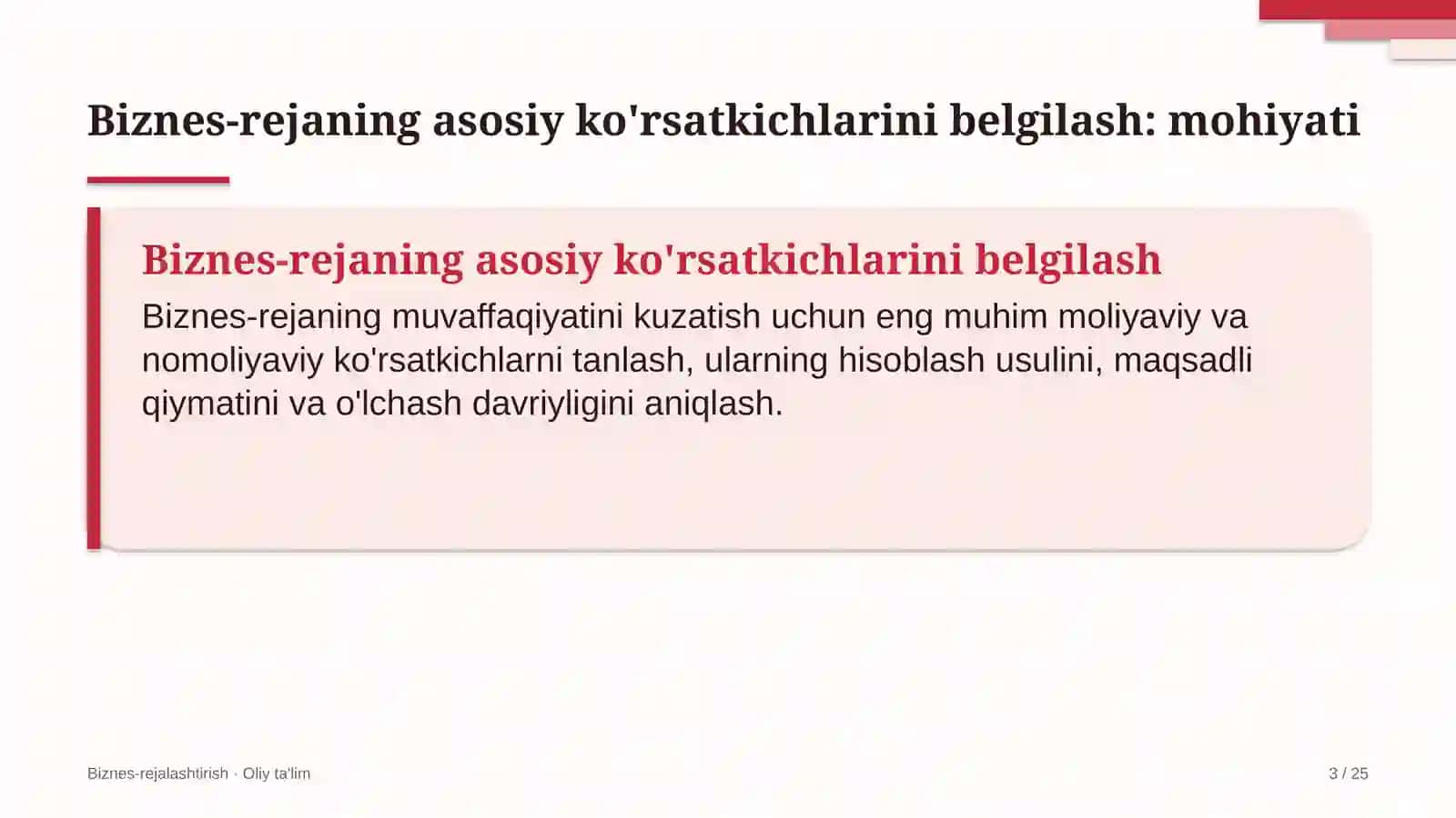 qurilish laboratoriyalarida biznes rejaning asosiy ko'rsatkichlarini belgilash 3666 3
