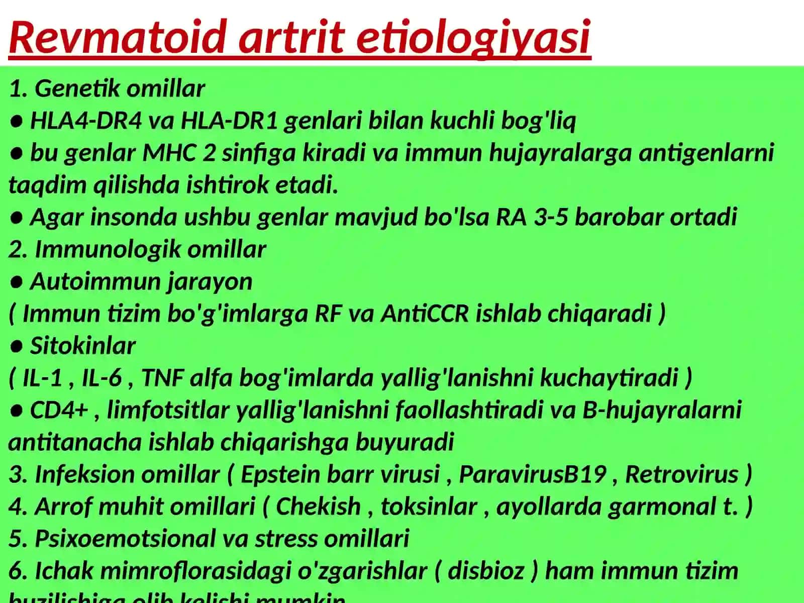 Revmatoid artrit 3