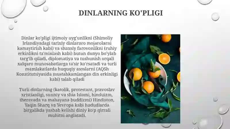 Dinlarning ko'pligi 3