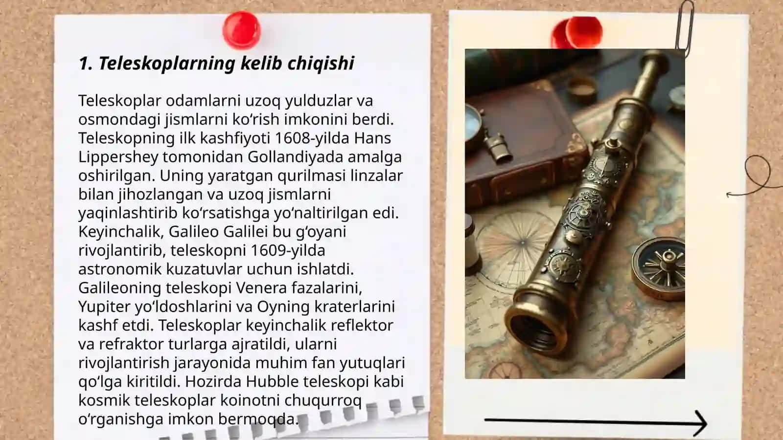 Teleskoplarning tarixi 3