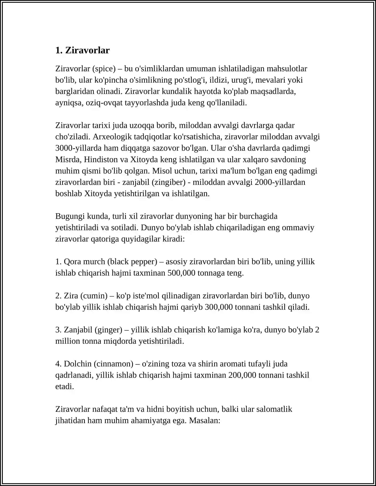 Ziravorlar 3
