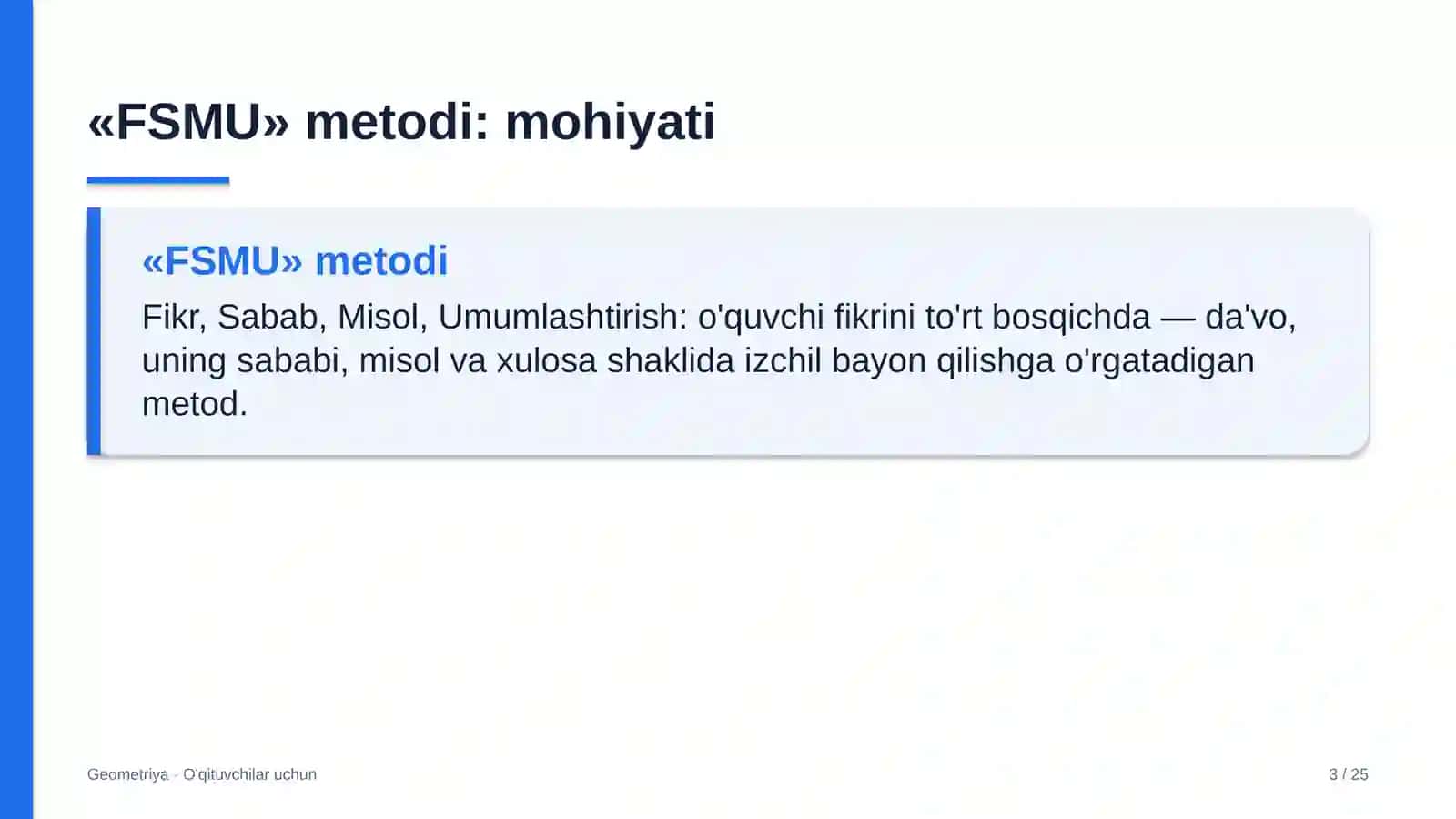 geometriya darslarida fsmu metodidan foydalanish 3459 3